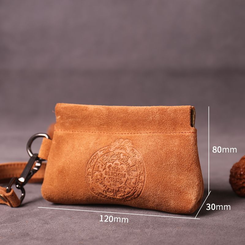 브라운 13/팔찌형 더블 레이어 월넛백 (S사이즈)~~