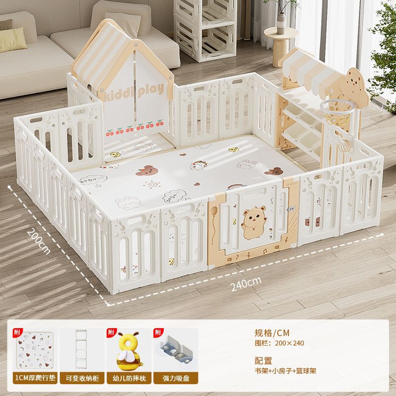 Cubs 2X2.4m - rack de baloncesto + rack de almacenamiento + casa