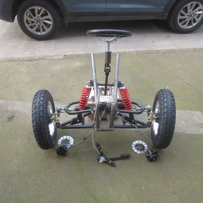 front axle steering suspension – Motorcycle frame