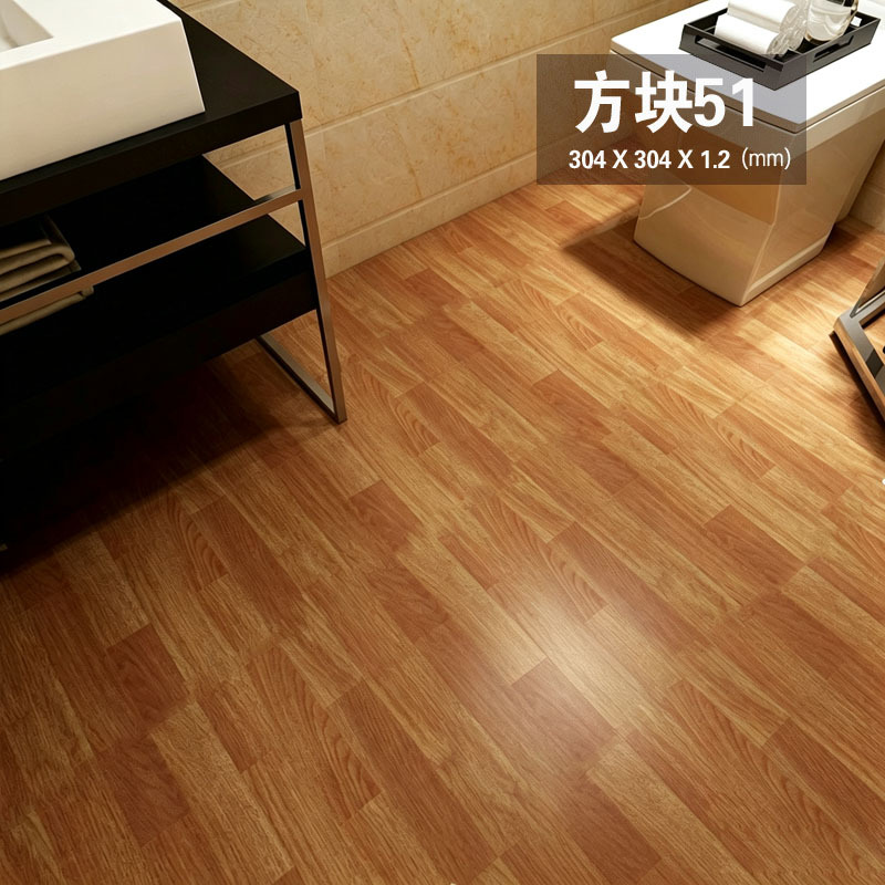 Piso de baño autoadhesivo alfombra impermeable de suelo de cemento renovación de suelo de suelo ladrillo de suelo antideslizante cuero image 14