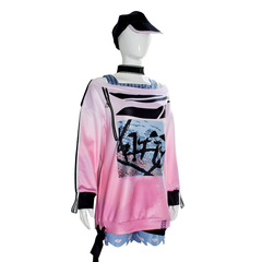 World Plan Colorful Stage feat. Hyou Mirai Cosplay Costume of Kasayama Ritsuki Sweatshirt Cosplay Costume