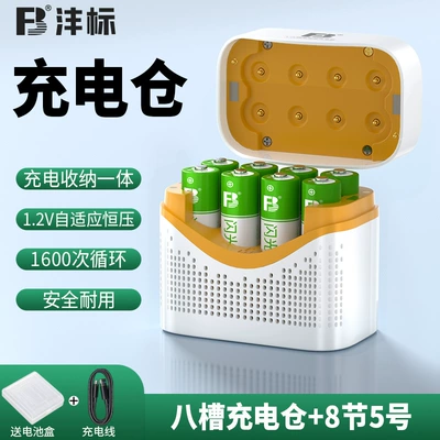 Fb Fengbiao Aa2900 Mah 1.2V Nimh Rechargeable Battery Charger Camera Dslr Flash High Capacity