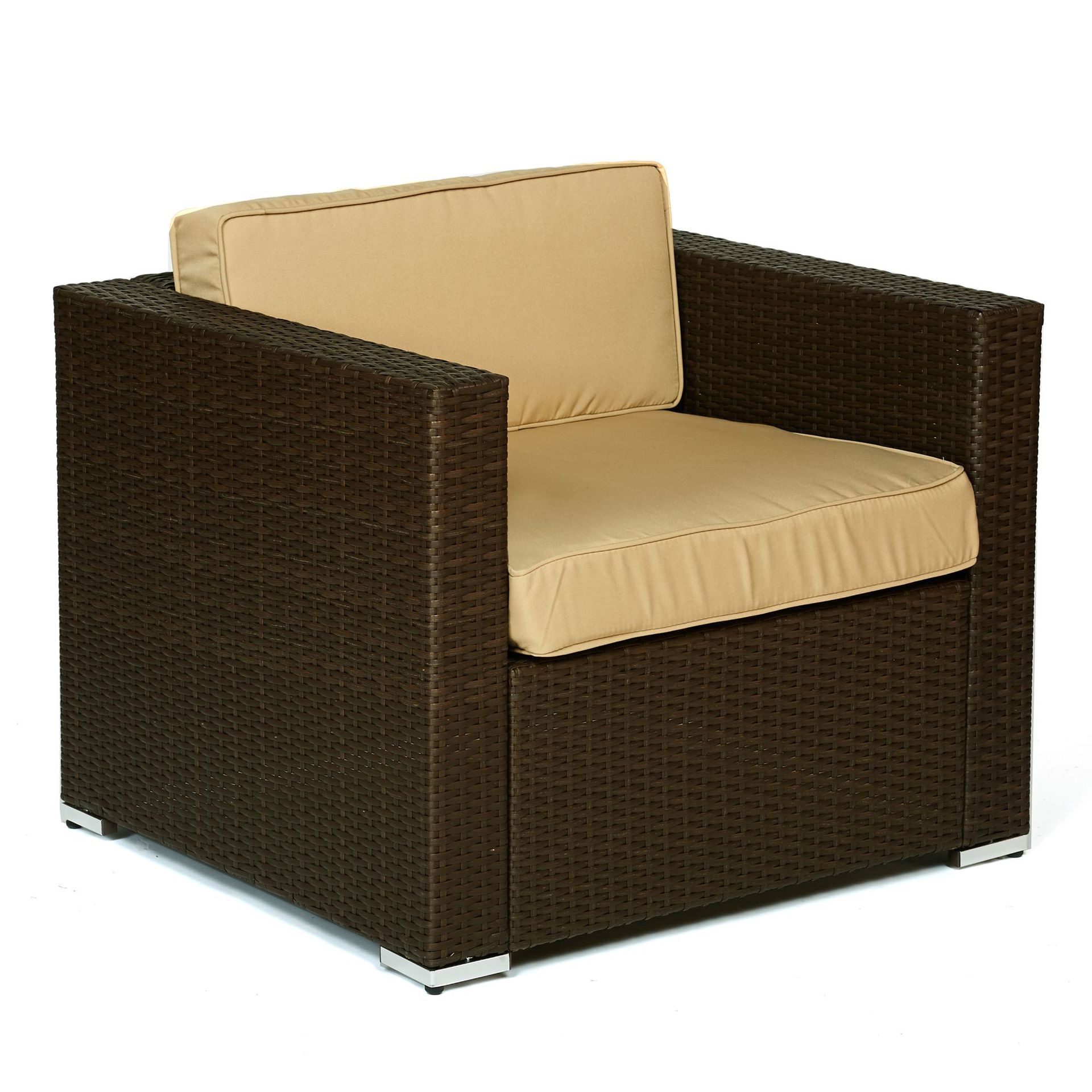 Combinación de sofá de ratán al aire libre esquina en forma de U patio jardín balcón sala de estar del hotel ocio imitación de ratán muebles de exterior