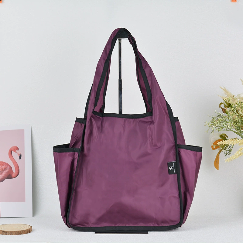 Capacious shoulder bag, foldable one-shoulder bag, shopping bag, (Physicals)