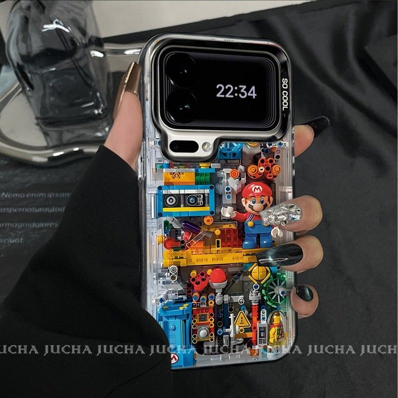 Suitable for Xiaomi 17Promax Mobile Phone Case Classy Design Xiaomi15 Couple Model 14 Colorful Mario