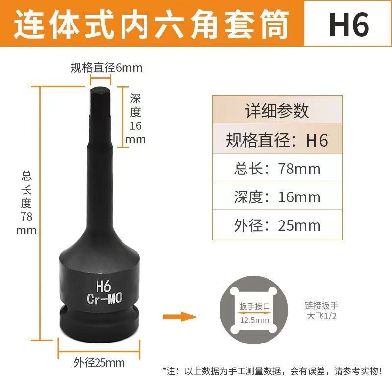 一体型ビット六角1/2エアキャノン空気圧六角ドライバーソケットプラスハードソケット六角エアキャノンセット|undefined