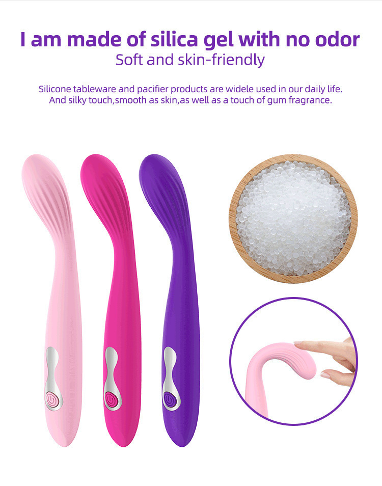 Guerlain Vibrating Wand, Silicone Clitoral Vibrator, Pink Small Massager — detail image 8