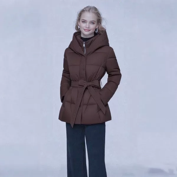 Black cotton-padded jacket women's 2025 new winter thick coat plus size small cotton-padded jacket short waist down cotton-padded jacket