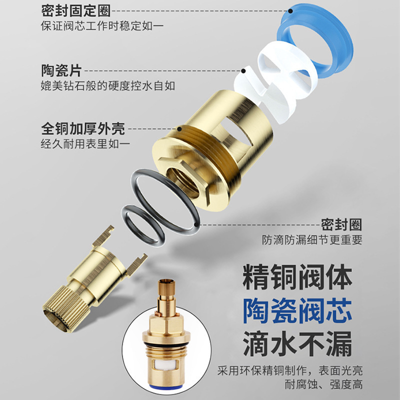 批发全铜三角阀冷热水马桶卫生间加厚不锈钢角阀热水器冷热三角阀|undefined