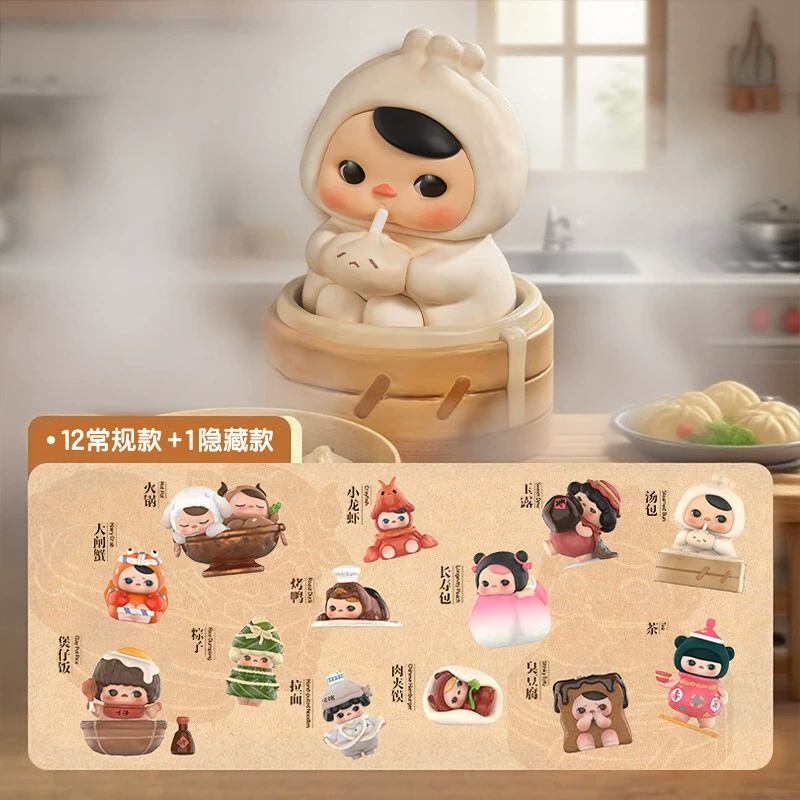 Трендовый на TikTok PUCKY Elf Food Restaurant: креативный домашний декор в стиле бокс-сюрприз, прямые продажи.