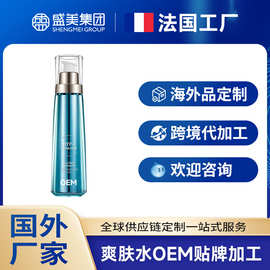海外化妆品工厂加工润颜肌能水爽肤水国外跨境贴牌定制OEMODM