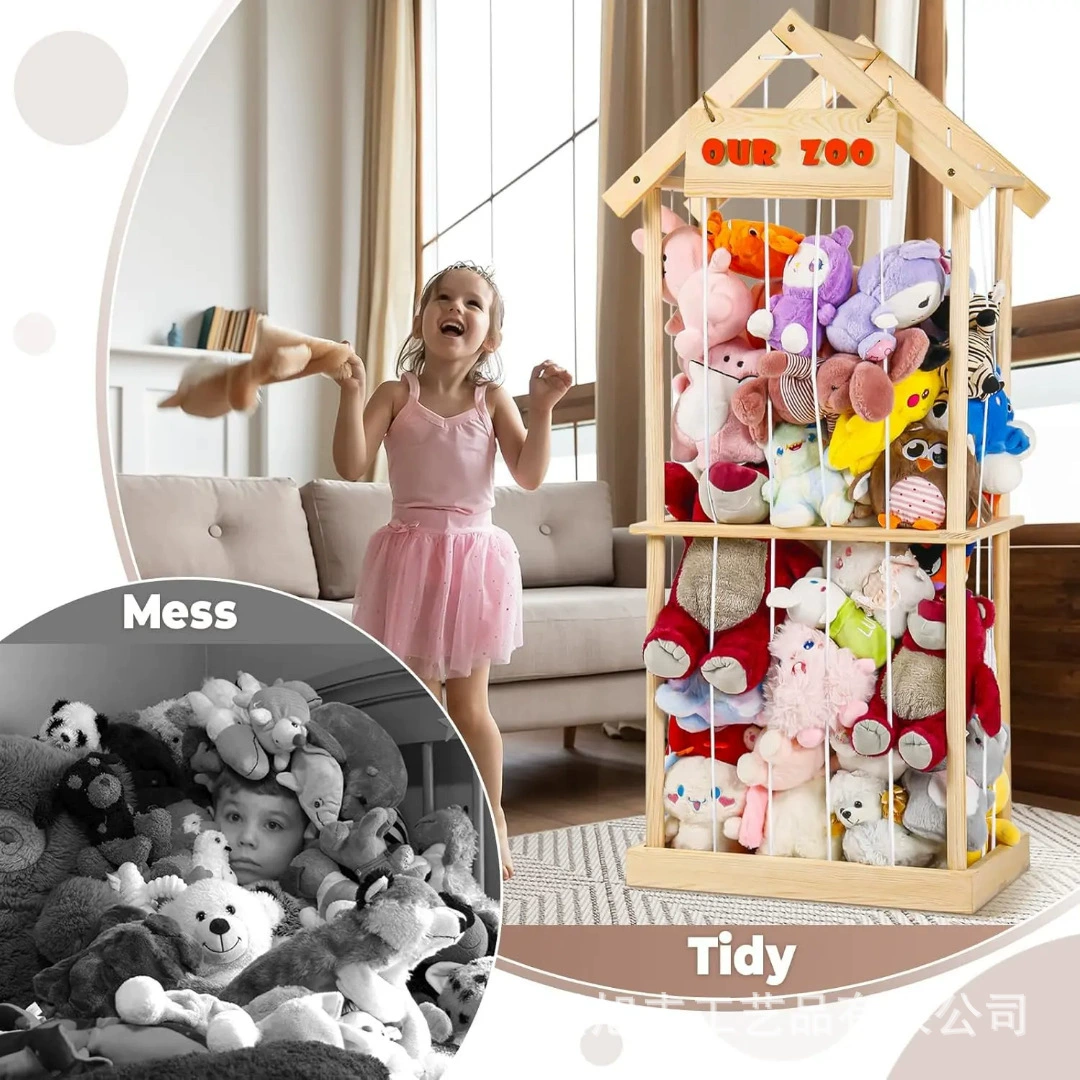 Деревянная мягкая игрушка, кукла, вместительная система хранения, Amazon