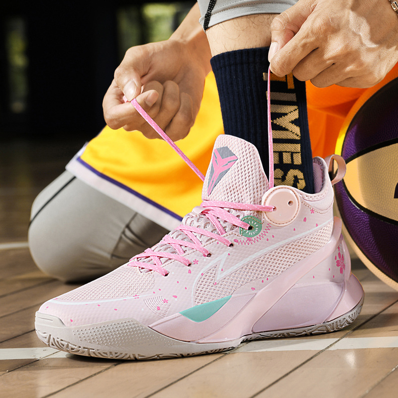 Rebound echt kampf basketball schuhe männer paar straße trend turnschuhe einfarbig high top bequeme herren turnschuhe_voghion.com