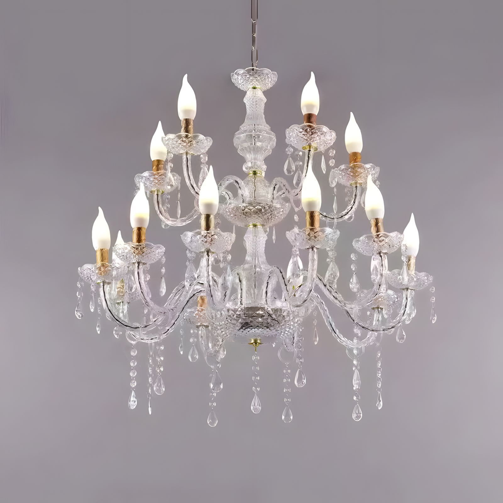 Nueva boda de hierro galvanizado cortina de perlas de cristal candelabro pabellón ceremonia sala de bodas diseño de la decoración de la boda props