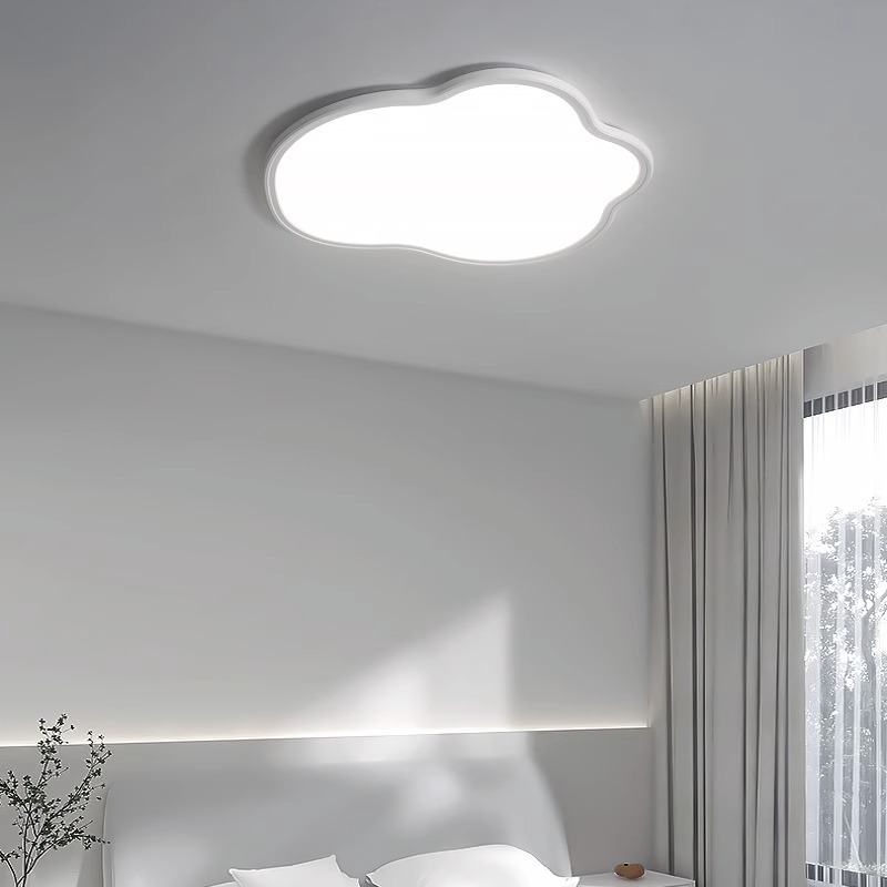 Lámpara de techo de nube, espectro completo, protección ocular, lámpara Zhongshan ultrafina sin costuras, lámpara de habitación de dormitorio principal para niños modernos creativos