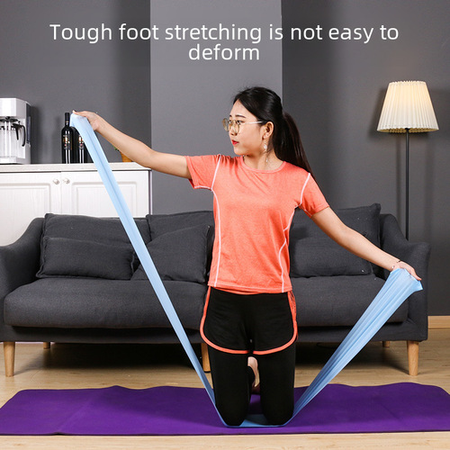Cross-border supply 1.5-meter TPE yoga band resistance band for men and women elastic stretch band yoga extension band