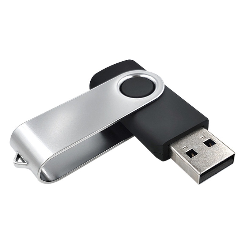 Memoria USB giratoria clásica con clip y logotipo personalizado, regalo para eventos empresariales, exclusivo para comercio exterior, fabricante de memorias USB, 64g.