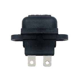 汽车保险丝座 中号插片保险丝耳朵座 面板式防水保险丝座