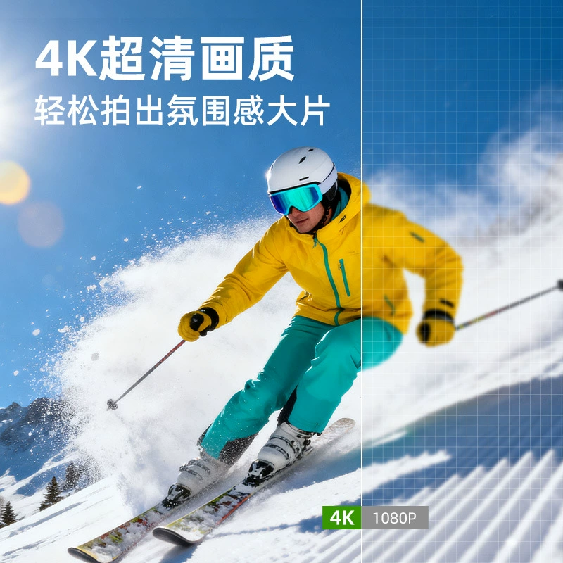 Новая портативная 4K экшн-камера с распознаванием лица, для путешествий на открытом воздухе, ручной видеоблог, карманная PTZ-камера