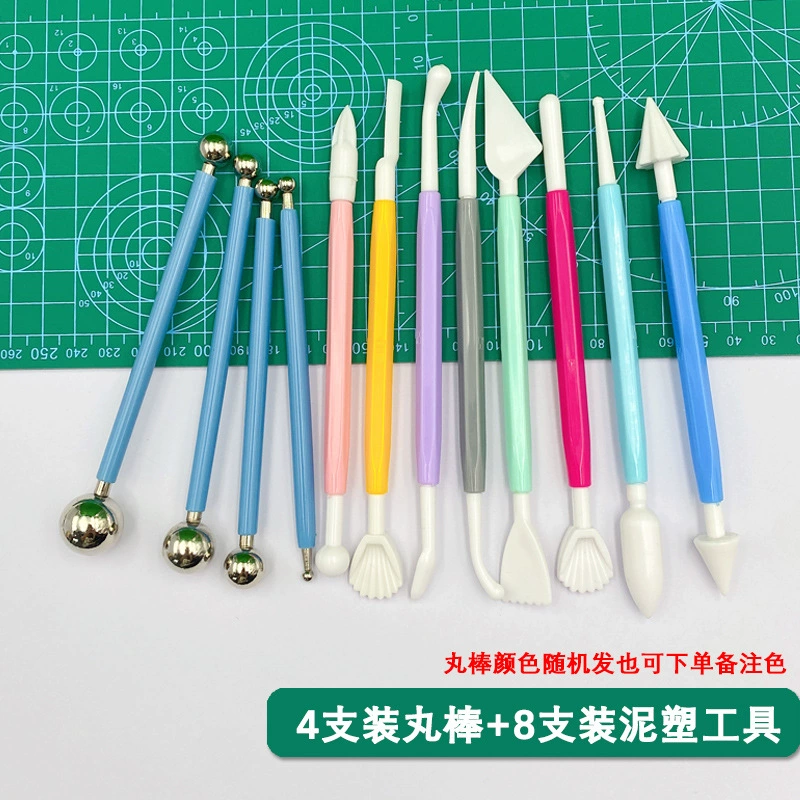 Clay handmade, tools set, ceramics, minifigure, material