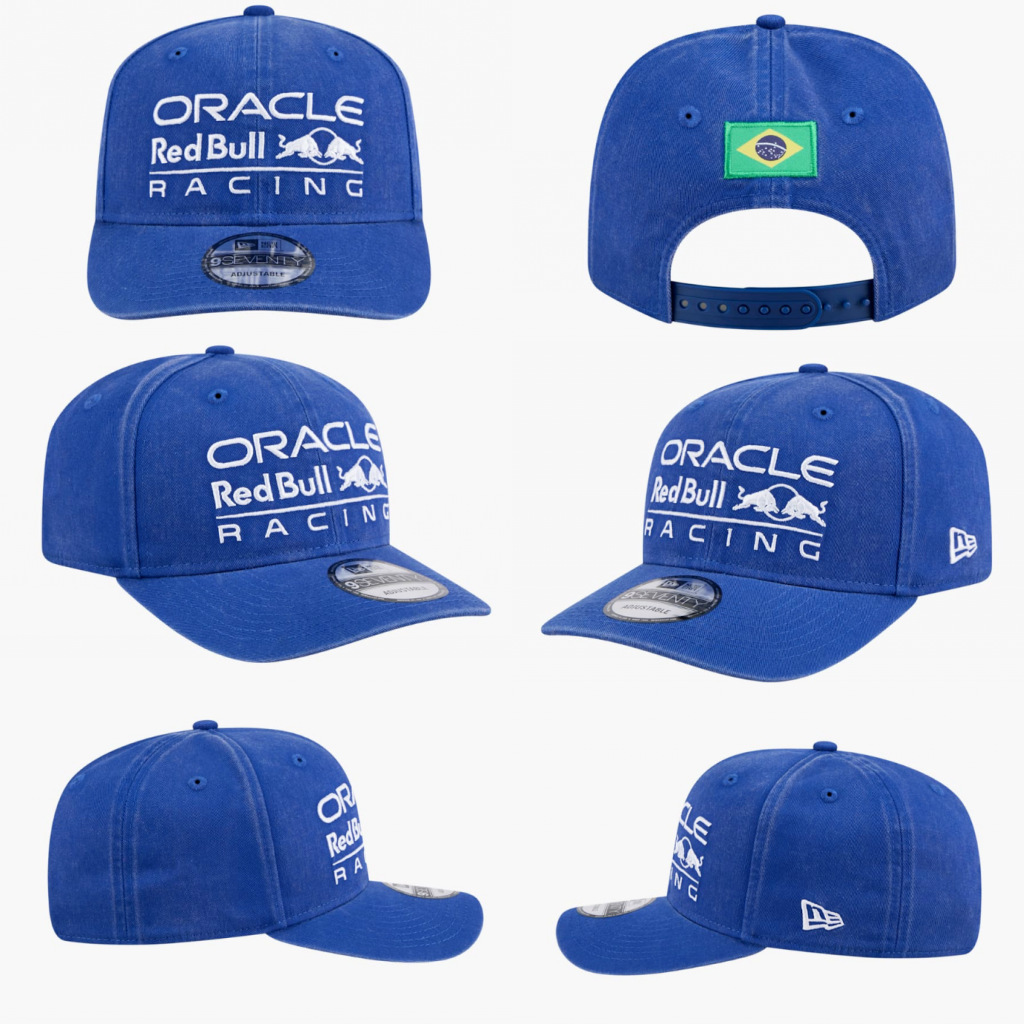 2024 nuevo estilo transfronterizo negro techo duro Red Bull League fan gorra de béisbol sombreado protector solar hombres y mujeres estilo bordado de moda
