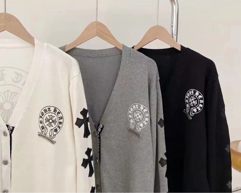 Trendy Niche Women's Tops with Sanskrit Cross Knit Cardigan Sweater for Women, Autumn European Style Loose Slimming Jacket Trendy