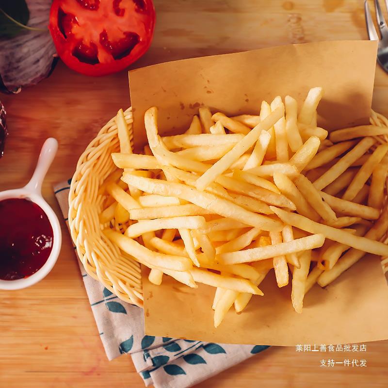 Blue Wellston French Fries Commercial Frozen French Fries American Thick Cut French Fries Semi-finished Products Air Fryer Ingredients