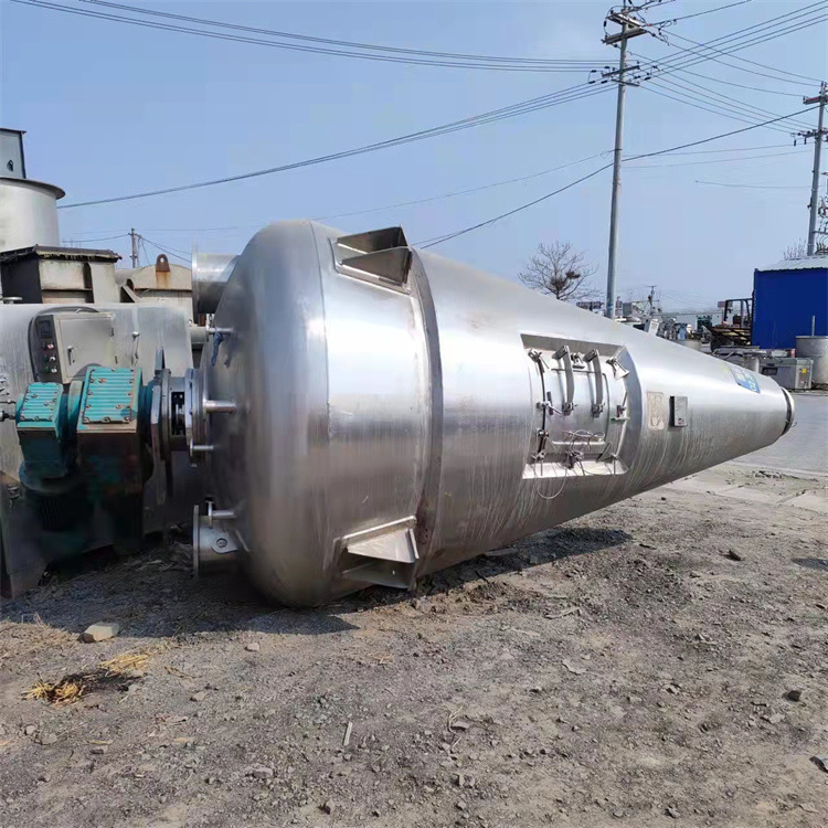 二手立式不锈钢双螺旋锥形混合机 粉体锥形螺旋式搅拌混合机 回收