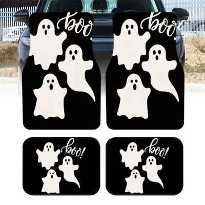 Avtomobil döşəmə paspasları, floor mats, easy to maintain - t828qcjd-halloween-4-3344cmtwo-piece-set