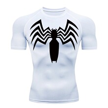 Spider Print��ʿ���������ļ�����Rash Guard�������˶� T���˶�