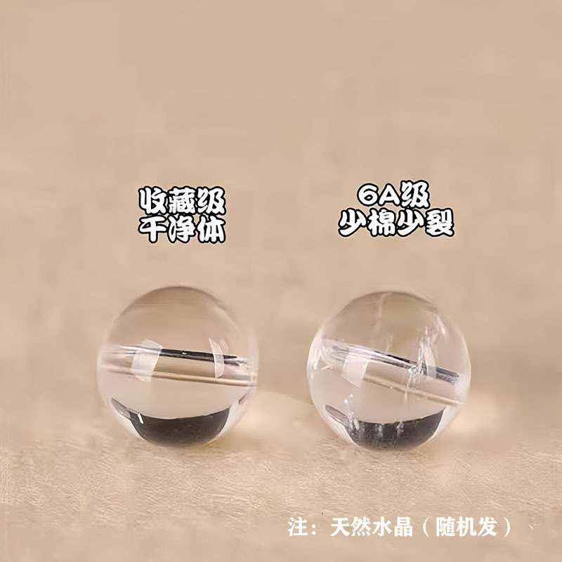 天然東海古鉱石ホワイトクリスタルルースビーズブレスレットフルクリーンボディ DIY ハンドビーズマルチビーズラウンドビーズシングルビーズ|undefined