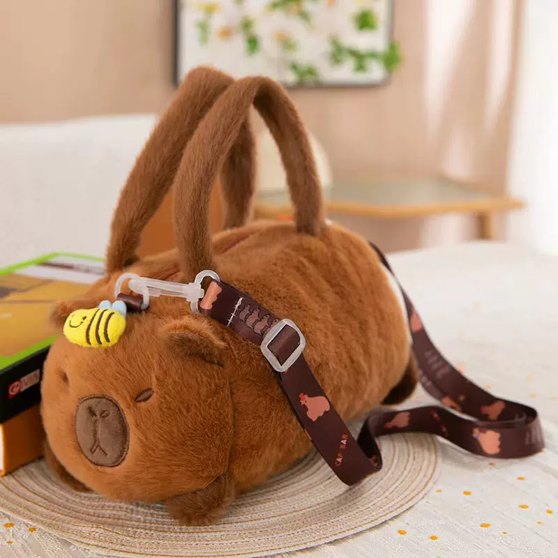 Плюшевая игрушка, держатель для карты, стильный ремень для сумки через плечо, новая коллекция