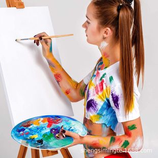 Cross-Border Popular Acrylic Drawing Board Palette Size Special Drawing Board Art Special Easy-To-Clean Drawing Board