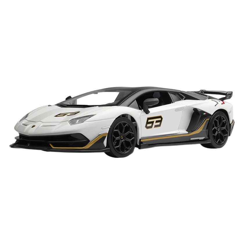 Modelo de coche de aleación caipo 1:24 LANBO svj coche deportivo Puerta Abierta sonido y luz deslizante juguete coche música modelo decoración colección