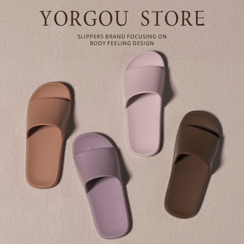 Japanese Style Soft-Soled Lightweight Slippers for Women 2025 New Home Indoor Bathroom Bath Non-Slip Anti-Odor Silent Slippers for Men