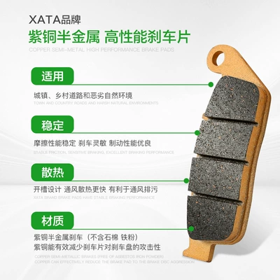 XATA semi-metal brake pads: Tormoz supportları