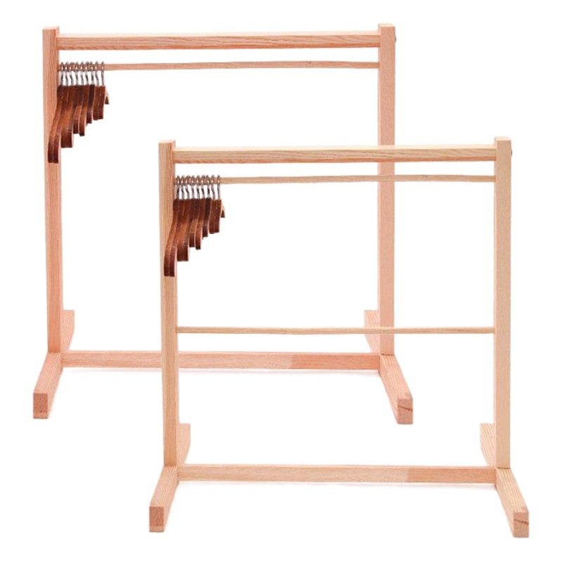 Muñeca armario juguete percha de madera American Girl/bjd/xafu/renacido/20cmEXO muñeca Accesorios