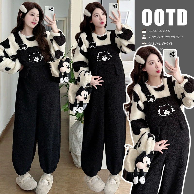 Warm overall, sweater, loose fit