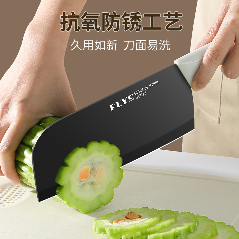 Junta de cortar combinada tablero de escritorio doméstico tablero de cocina 2 - en - 1 utensilios de cocina completo conjunto de cuchillo de cocina de acero inoxidable soporte de cuchillo de cocina