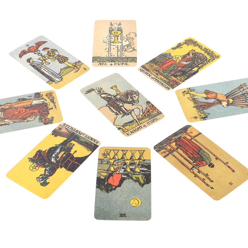 Edizione senza bordi delle carte oracolo dei tarocchi Smith-Waite_voghion.com