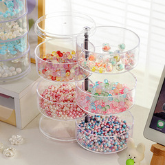 Bead storage box handmade DIY materials glass rice beads acrylic multi-compartment classification jewelry box transparent
