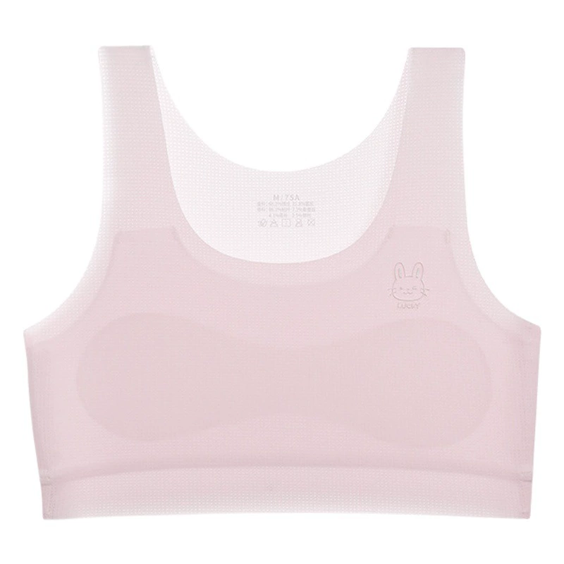 Нижнее белье для девочек Развивающий детский жилет Бесшовный бюстгальтер для учеников начальной школы Обернутая грудь для девочек Дышащий топ-трубка для средних и больших детей