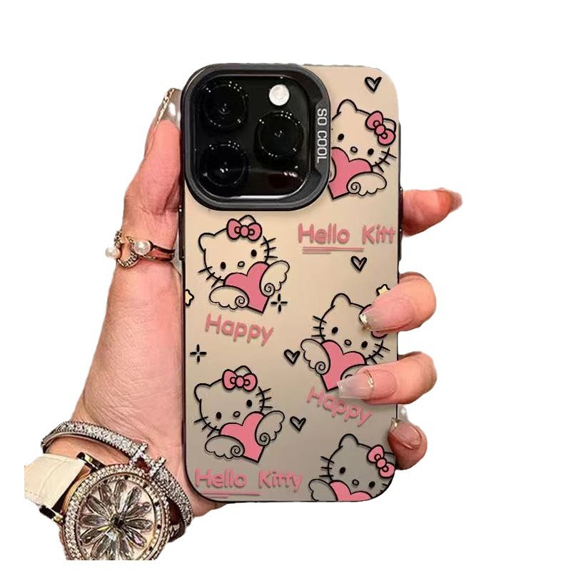 Funda para teléfono iphone16 simple y aplicable Apple 15promax/14 anti-caída 13pro/12 nuevo estilo 11 lindo x