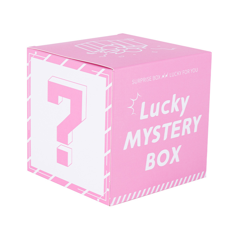 Caja ciega de la suerte, caja vacía, caja vacía al por mayor, caja ciega vacía creativa, caja vacía, actividades sorpresa festivas, regalos para niños