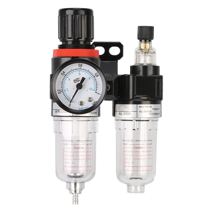 YADEKE AFC2000 двухъядерный процессор источника воздуха AFR2000 фильтр-регулятор давления AR масло-вода сепаратор