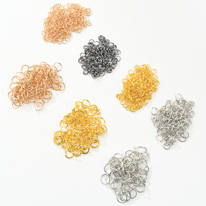 Open Ring DIY Jewelry Accessories Single Ring Iron Ring Jump Ring Accessories Handmade Materials Necklace Bracelet Beading Connecting Ring 2
