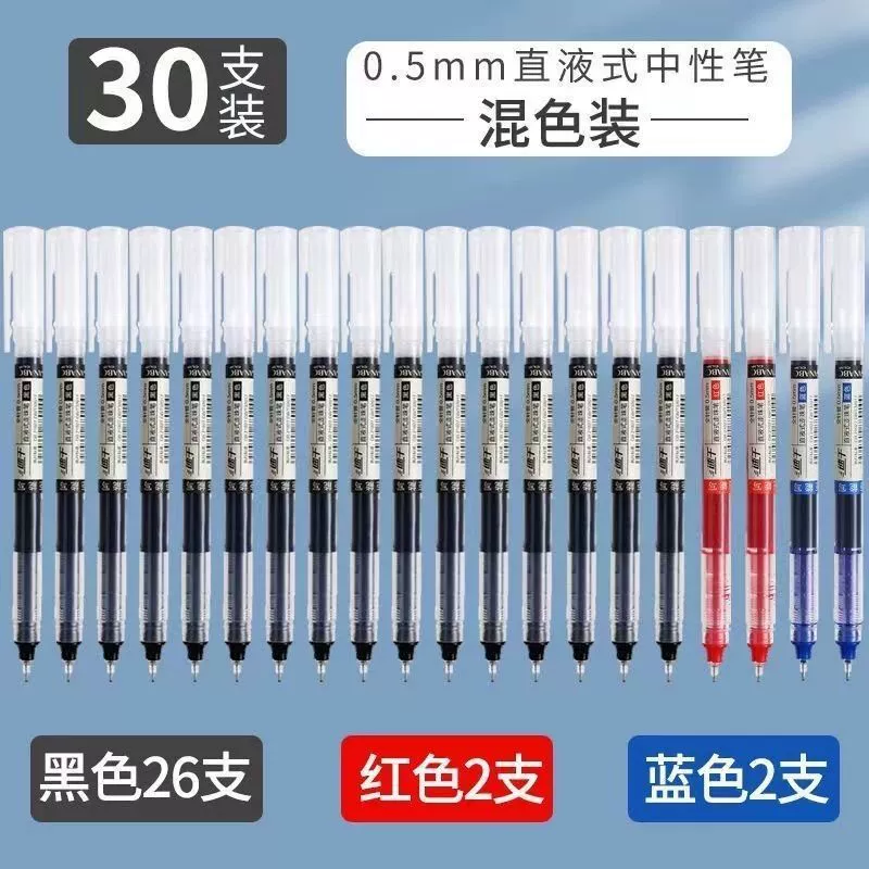 Rollerball quick dry capacious rollerball pen for students