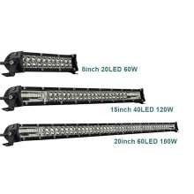 汽车led长条灯黄光中网双排强光灯货车12V24V远光灯车顶射灯雾灯