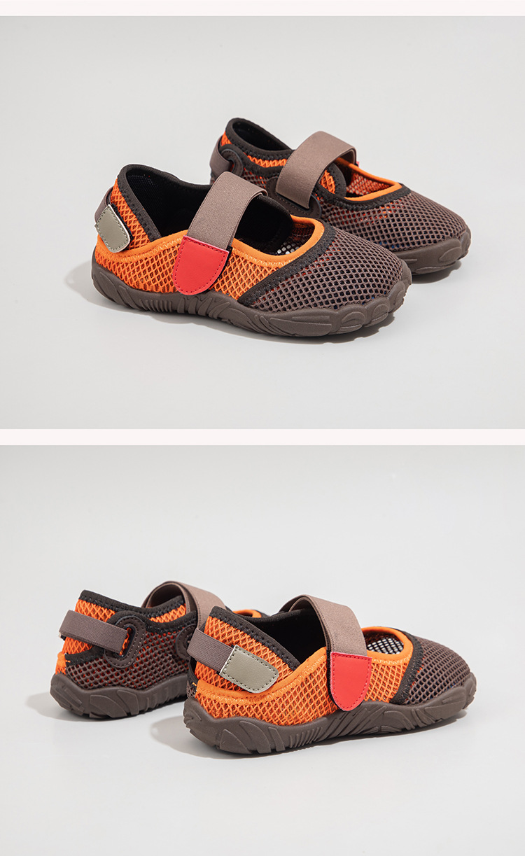 Zapatos de verano para niñas 2026 nuevos zapatos casuales transpirables de malla para niños zapatos de correr zapatos descalzos image 10