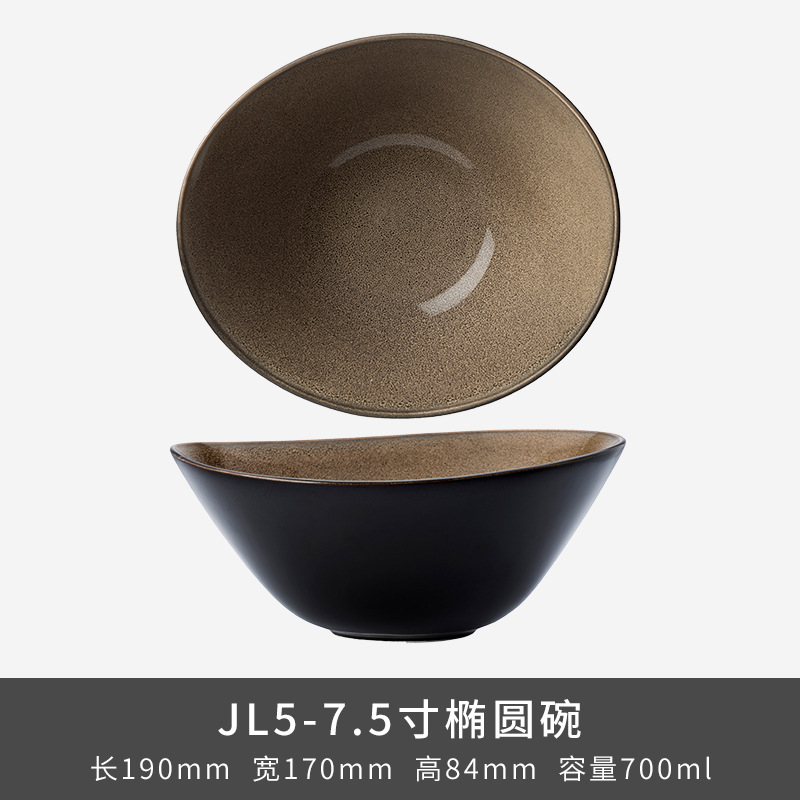 Transfronterizos LZ LICang cerámica cubiertos de ensalada de frutas de lujo ligero platos de arroz tazas de té caseras